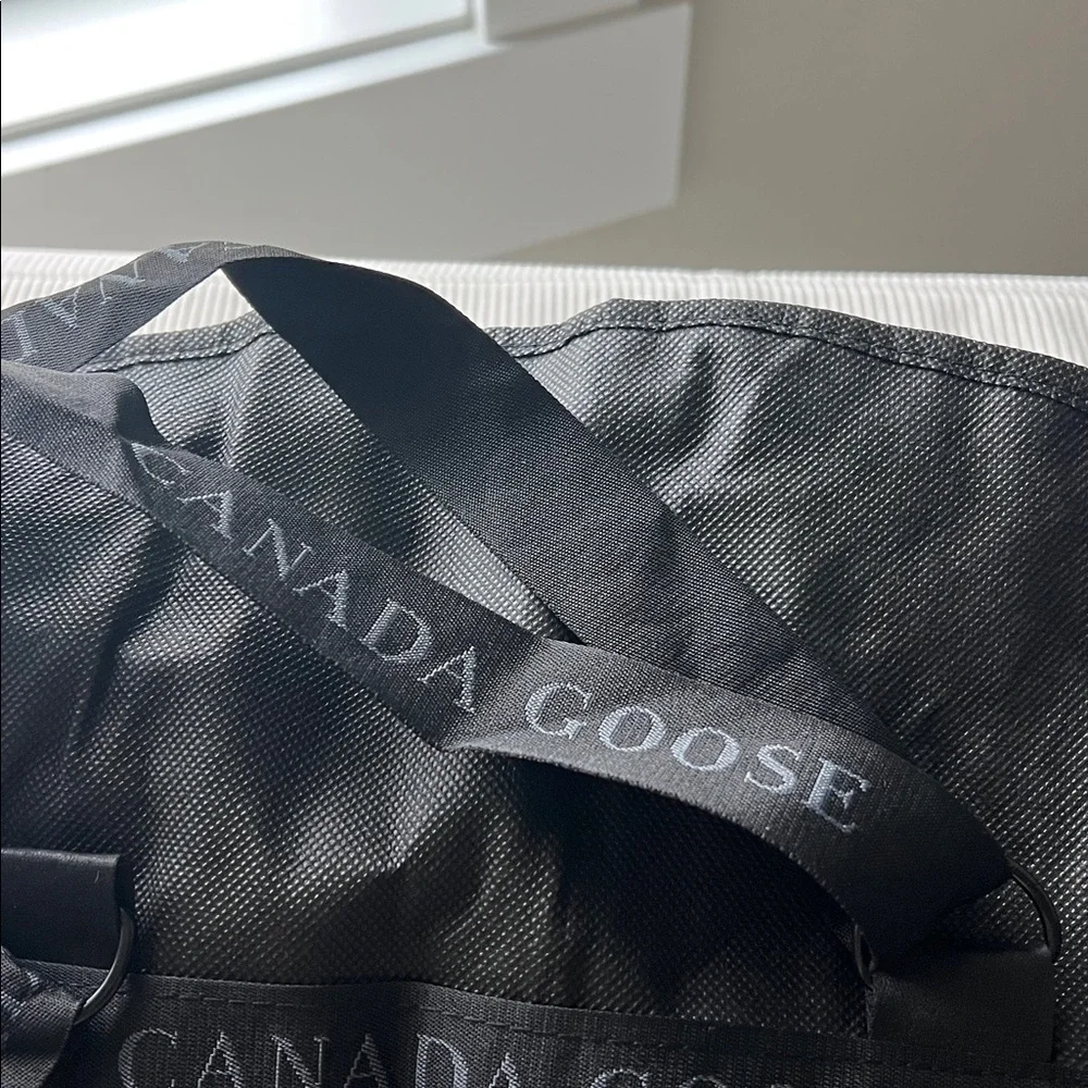 New and Authentic Full Size Canada Goose Black Travel Garment Bag!